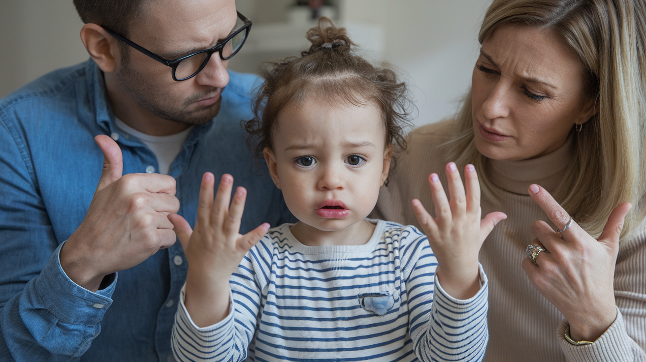 child hitting themselves